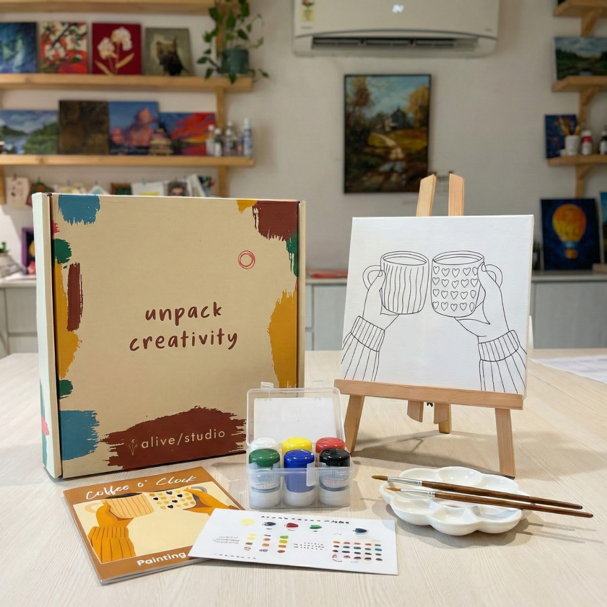 Coffee O'Clock - Mini Painting Kit