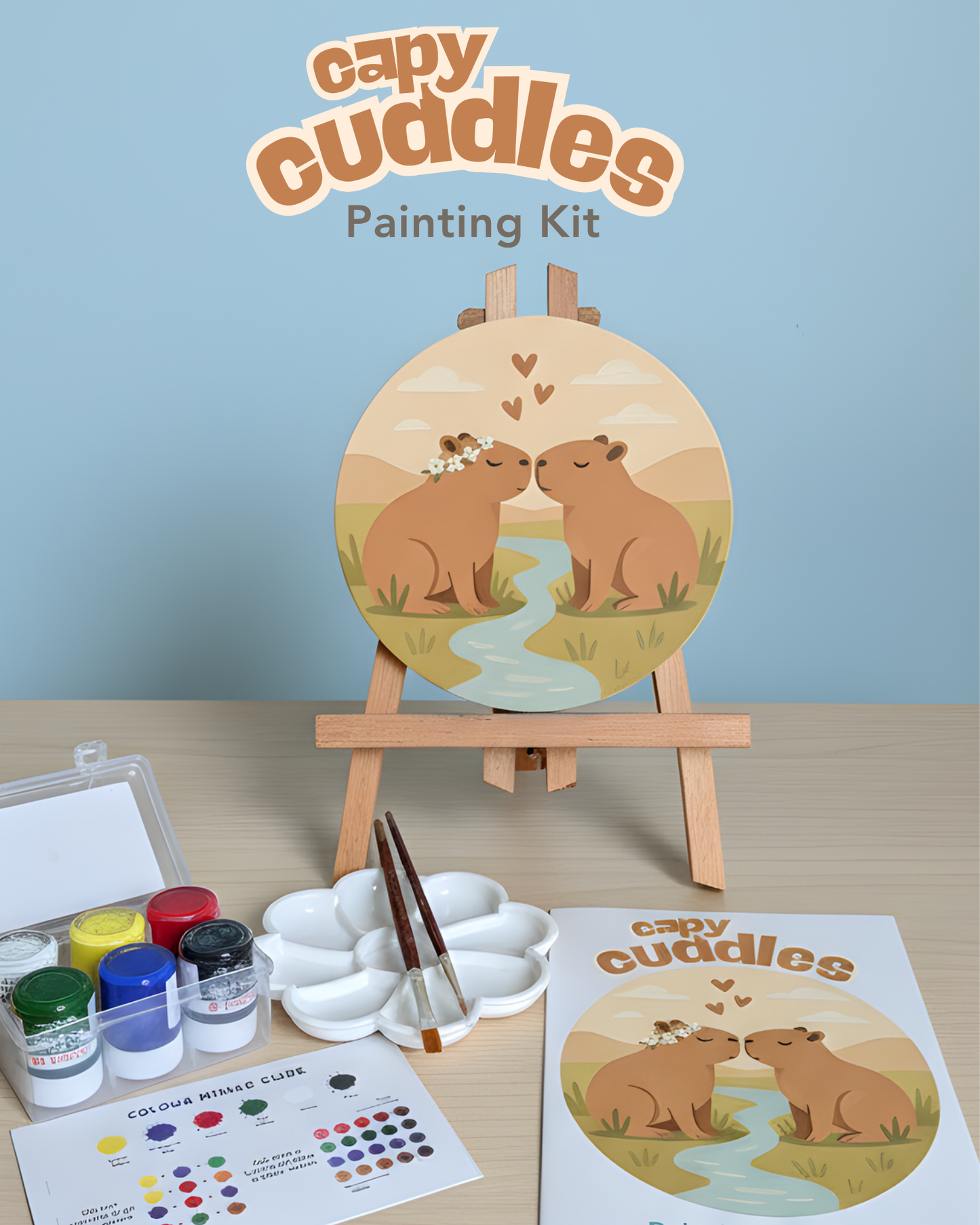 Capy Cuddles - Mini Painting Kit
