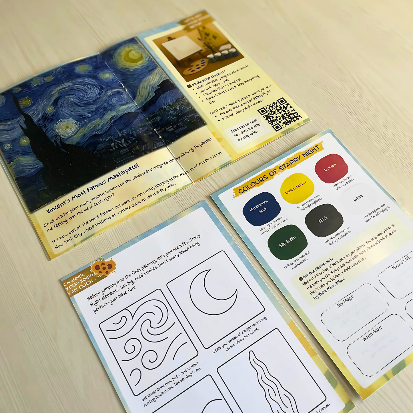 Starry Night Painting Kit
