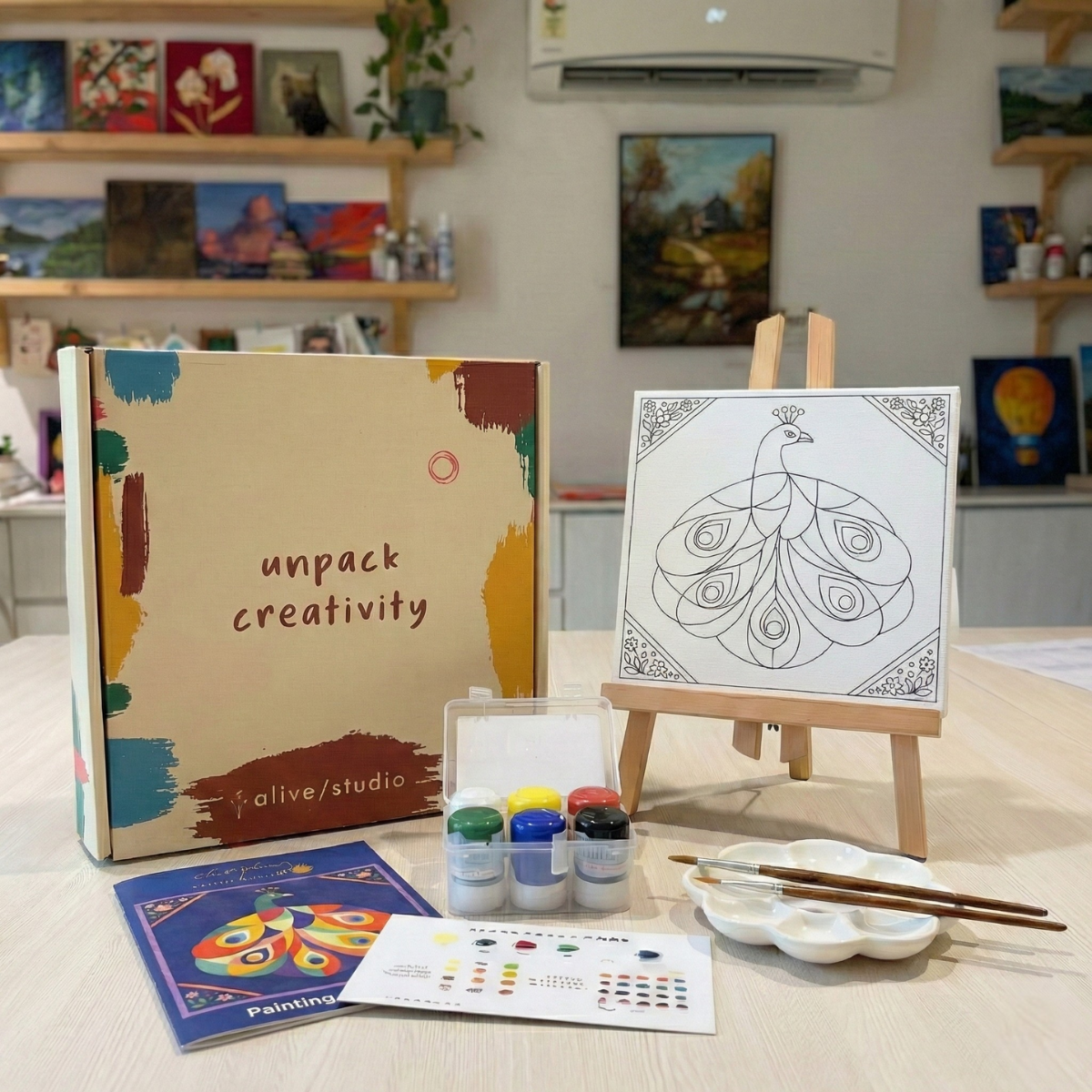 Dil Mange मोर - Pichwai Painting Kit