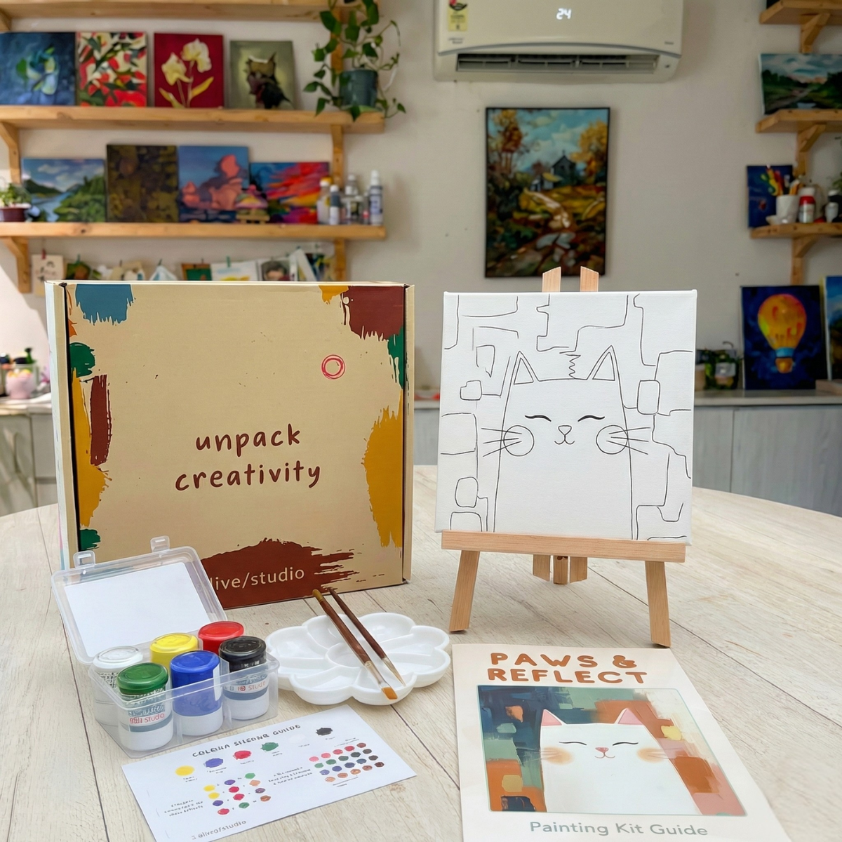 Paws and Reflect - Mini Painting Kit