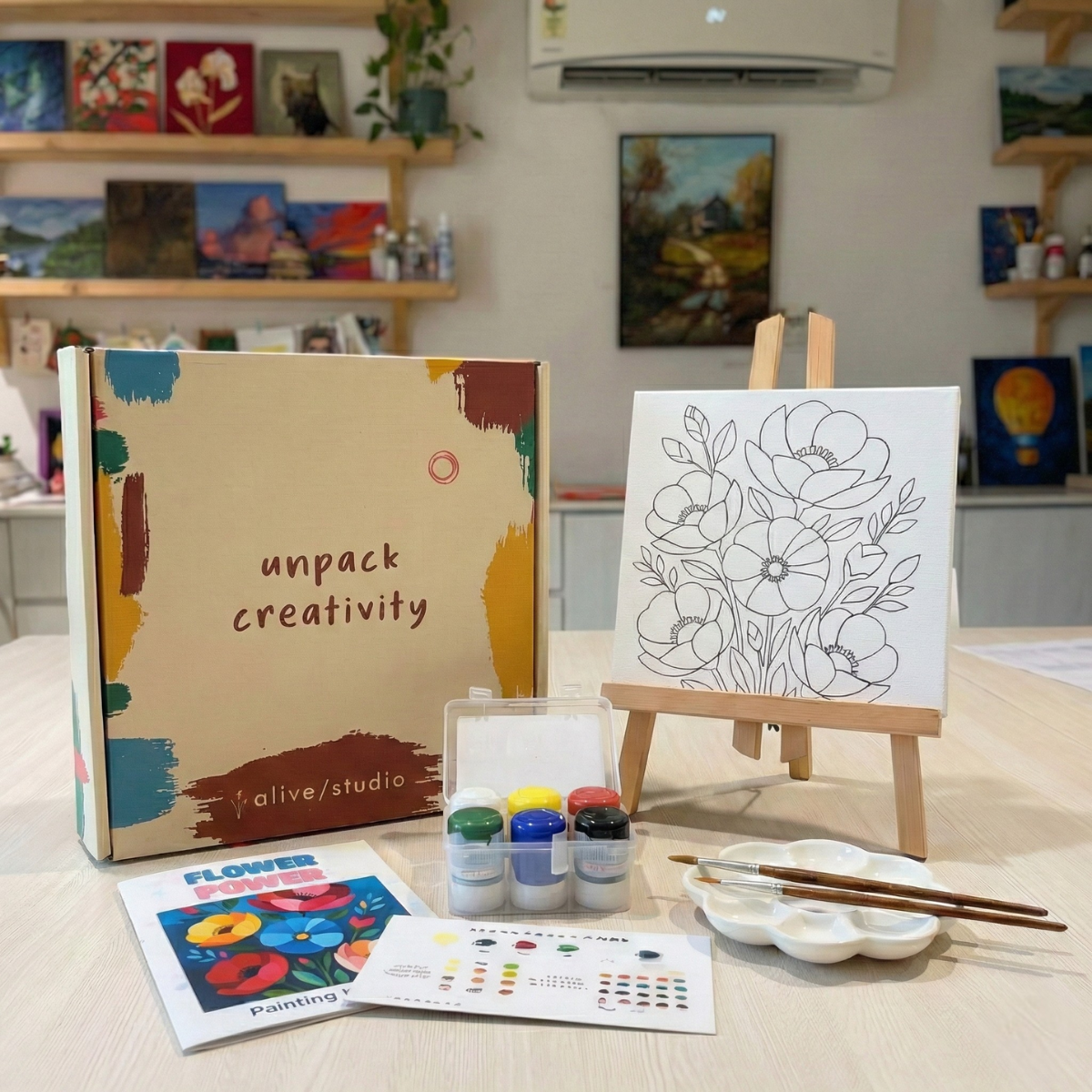 Flower Power - Mini Painting Kit