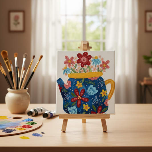 Blooming Brew - Mini Painting Kit - Alive Studio