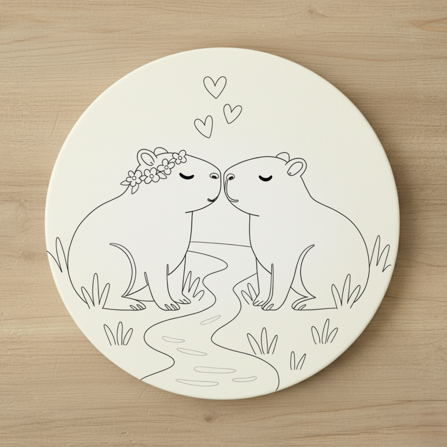 Capy Cuddles - Mini Painting Kit