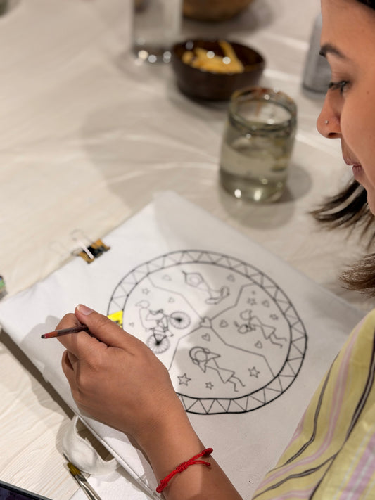 Life गोल्स - Tote Painting Kit