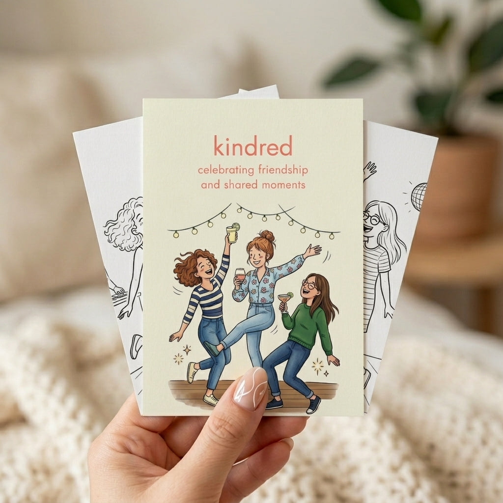Kindred Theme - Colour Me Happy Postcards
