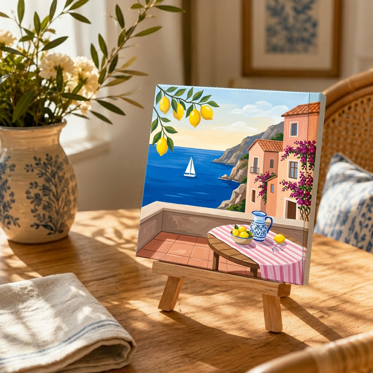La Dolce Vita - 8x8 Mini Canvas Lifestyle Table Decor
