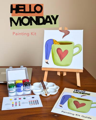 Hello Monday - Mini Painting Kit