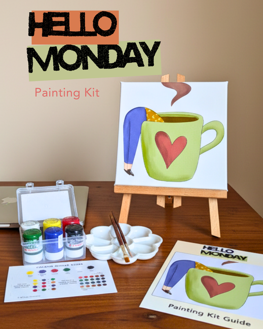 Hello Monday - Mini Painting Kit