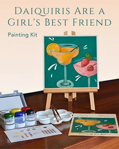 Daiquiris Are a Girl's Best Friend - Mini Painting Kit