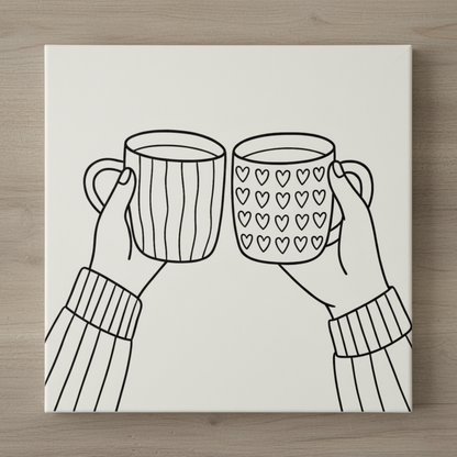 Coffee O'Clock - Mini Painting Kit