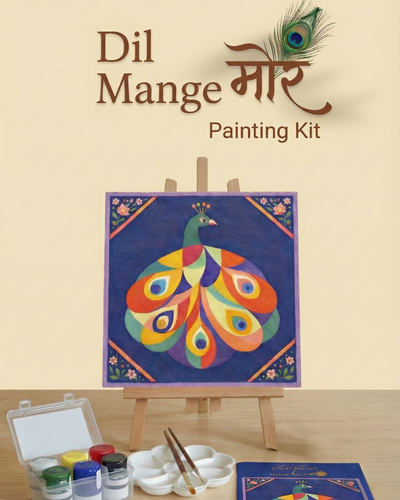 Dil Mange मोर - Pichwai Painting Kit