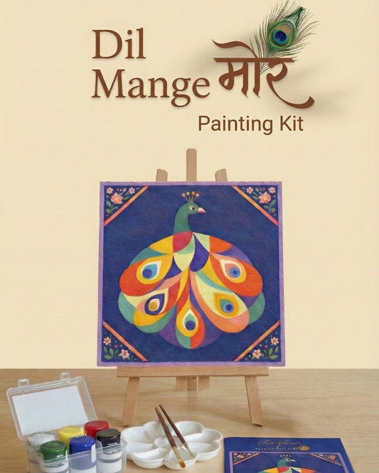Dil Mange मोर - Pichwai Painting Kit