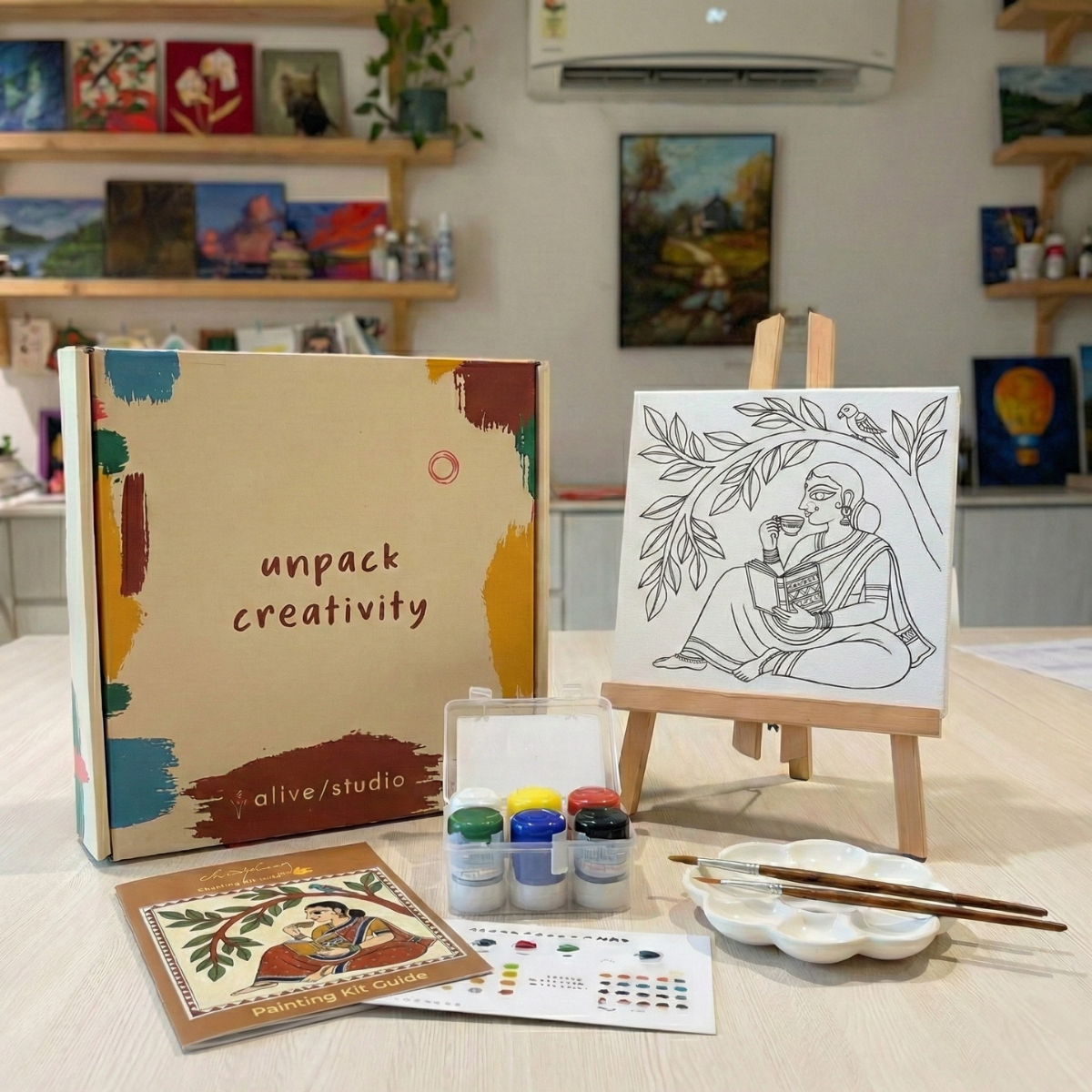 Chai & चिल - Madhubani Painting Kit