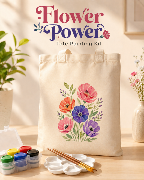 Flower Power - Tote Painting Kit