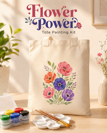 Flower Power - Tote Painting Kit