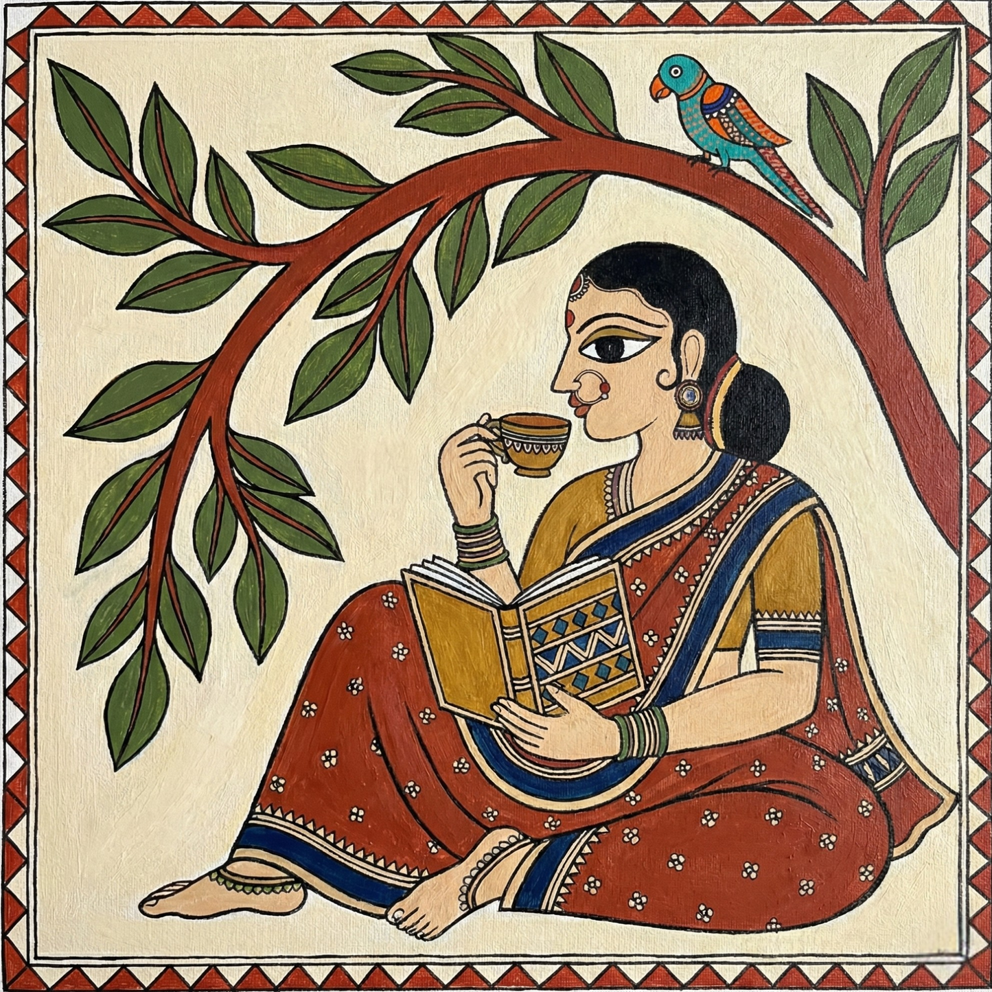 Chai & चिल - Madhubani Painting Kit