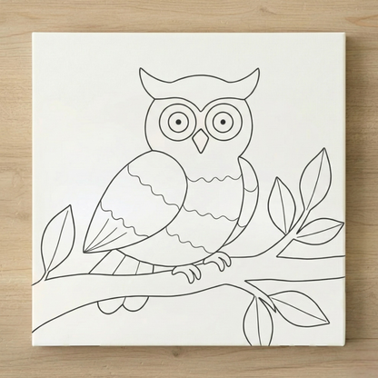 Night Owl - Gond Painting Kit