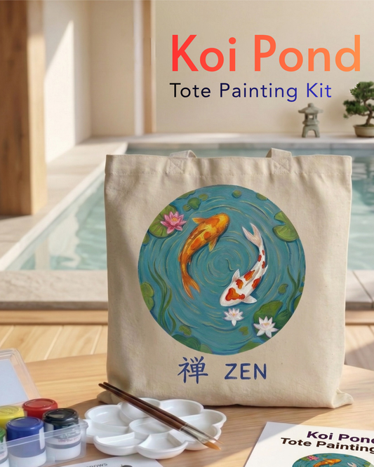 Koi Pond - Tote Painting Kit