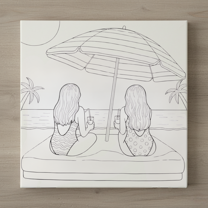Beach Please! - Mini Painting Kit