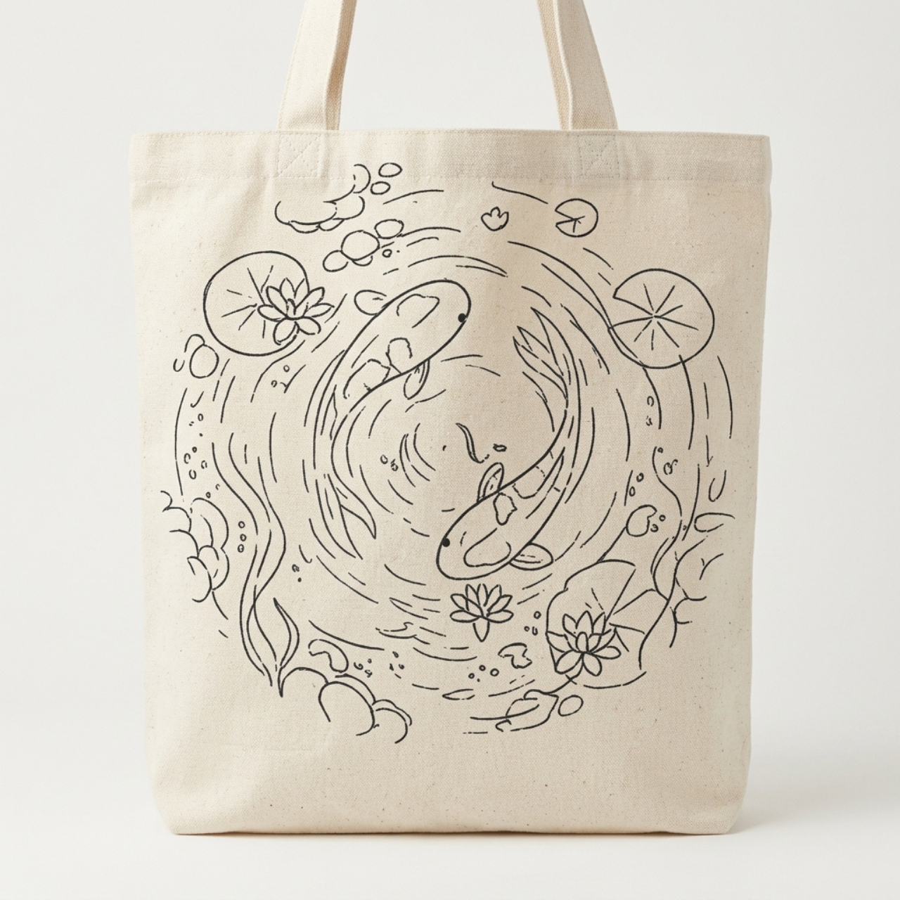 Koi Pond - Tote Painting Kit