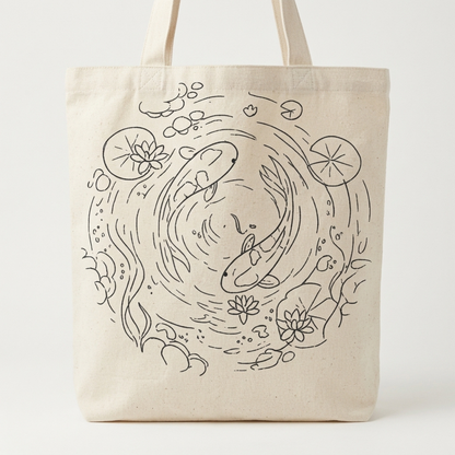 Koi Pond - Tote Painting Kit