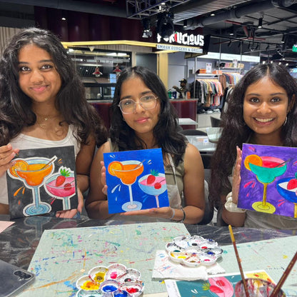 Daiquiris Are a Girl's Best Friend - Mini Painting Kit