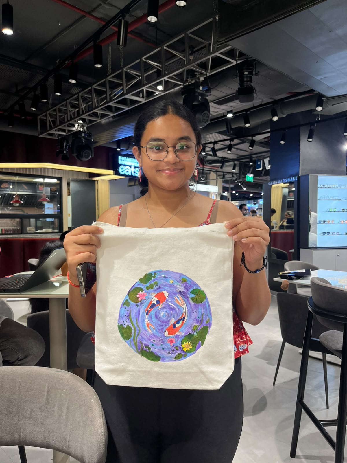 Koi Pond - Tote Painting Kit – product photo 6