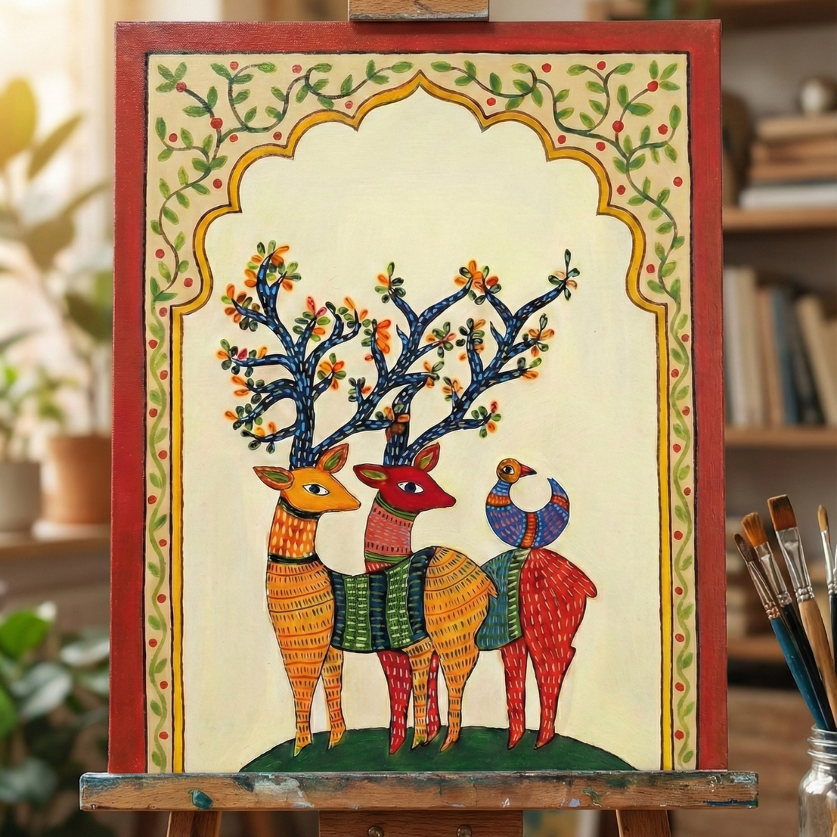 Pre Printed - Dosti (Gond) - Alive Studio