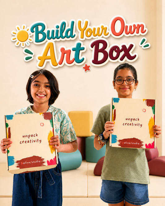 Build Your Own Art Box for kids by Alive Studio