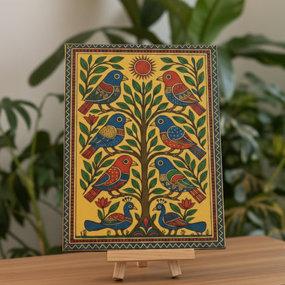 Madhubani Painting Kit finished painting